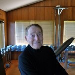 LaLanne in his home gym