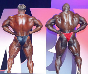 Jay Culter (left) and Ronnie Coleman (right)