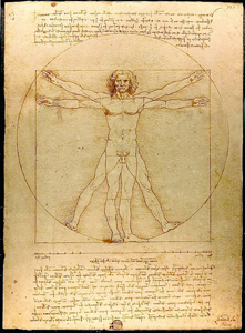 Leonardo DaVinci's "Vitruvian Man"