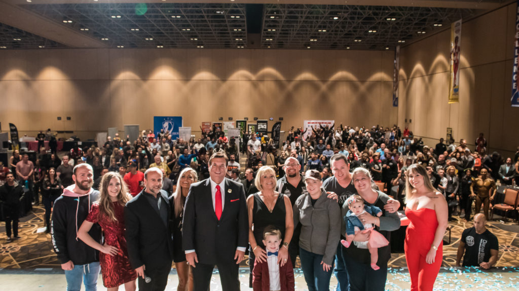 2018 Iron Man Magazine Owners and family at official announcement of the acquisition
